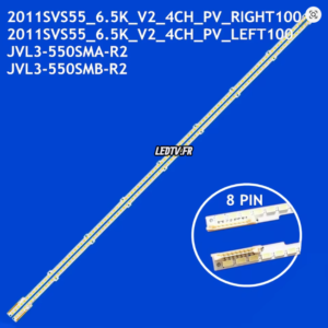 KIT BARRE LED SAMSUNG UE55D6200 (8PIN)